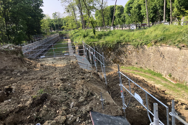 Les travaux du Fort