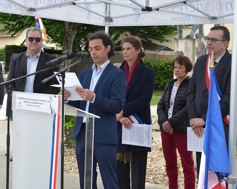 Cérémonie en souvenir des victimes et héros de la déportation 2025